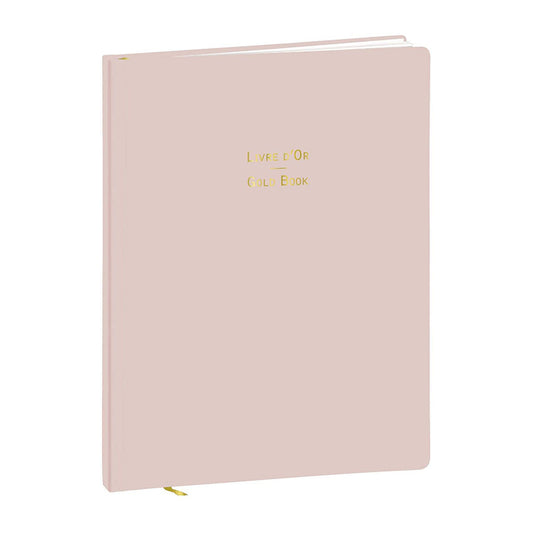 QUO VADIS Guestbook 21x27cm Pastel Pink Default Title