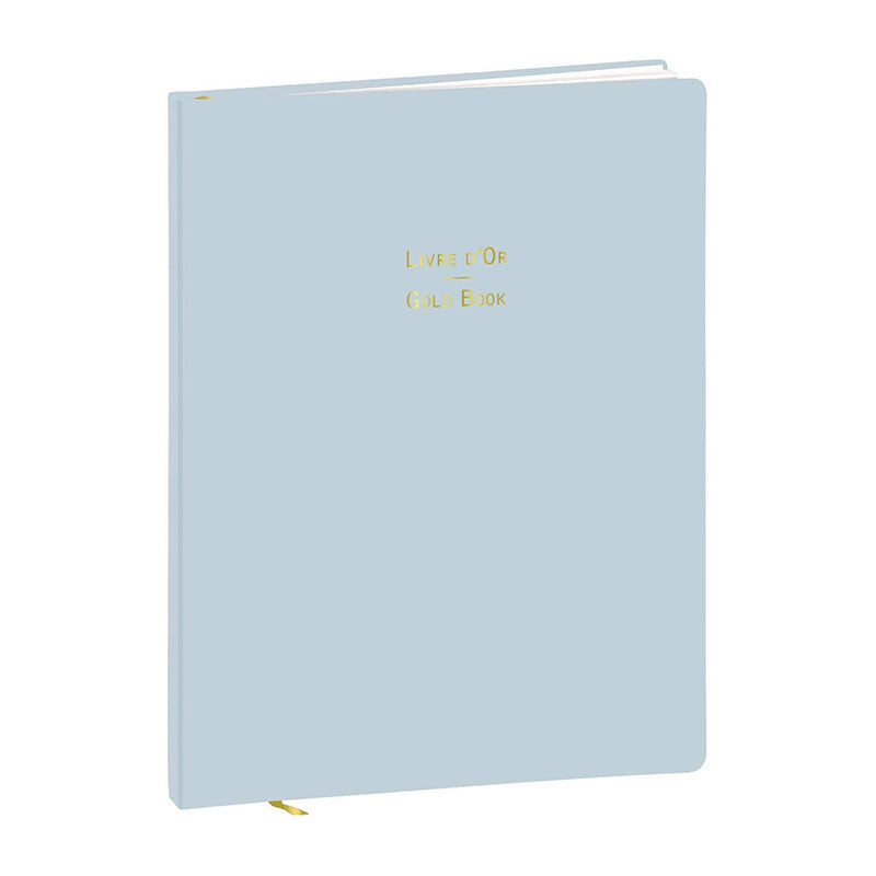 QUO VADIS Guestbook 21x27cm Pastel Blue Default Title