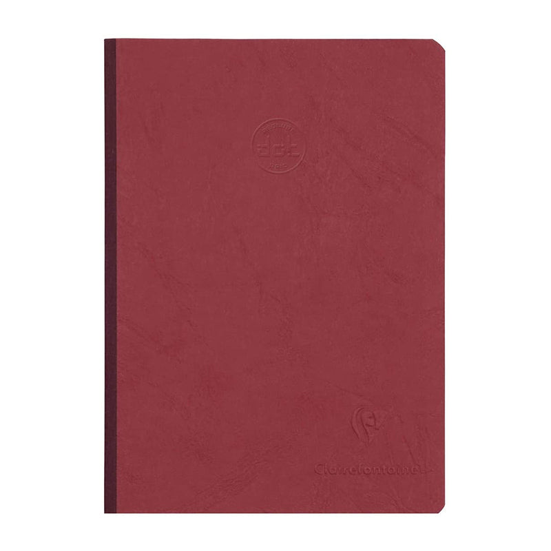 CLAIREFONTAINE Age Bag Clothbound Notebook A5 96s Dot Red