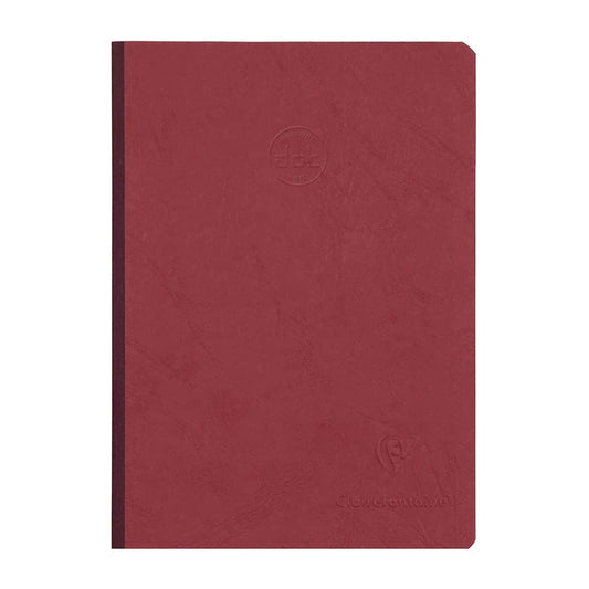 CLAIREFONTAINE Age Bag Clothbound Notebook A5 96s Dot Red