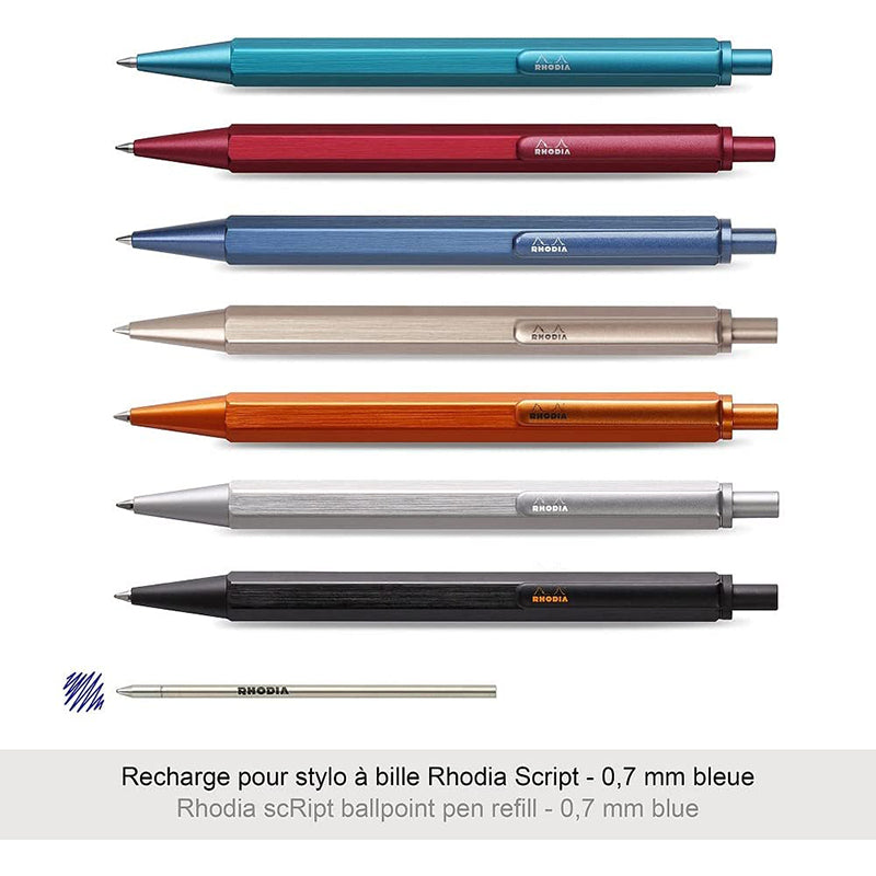 RHODIA scRipt 0.7mm Refill Blue