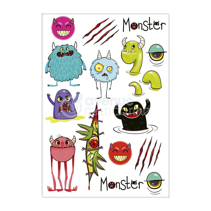 AVENUE MANDARINE Tattoo Mania Monsters