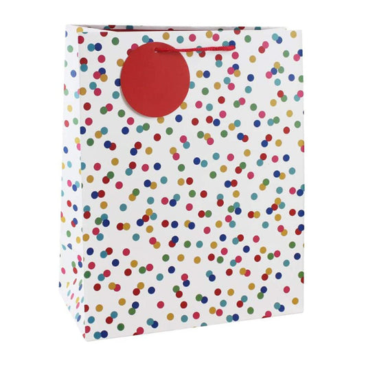 CLAIREFONTAINE Gift Bag L 26.5x14x33cm Joyful Spots