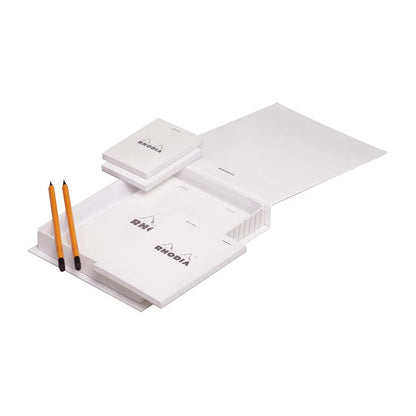 RHODIA Essential Box 5x5 Sq White