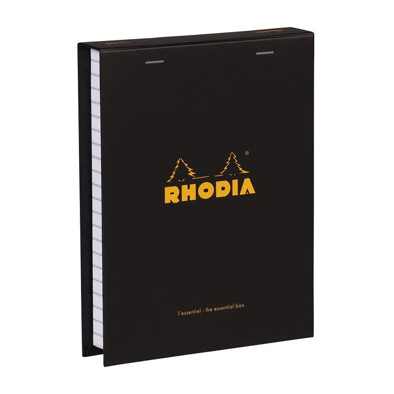 RHODIA Essential Box 5x5 Sq Black