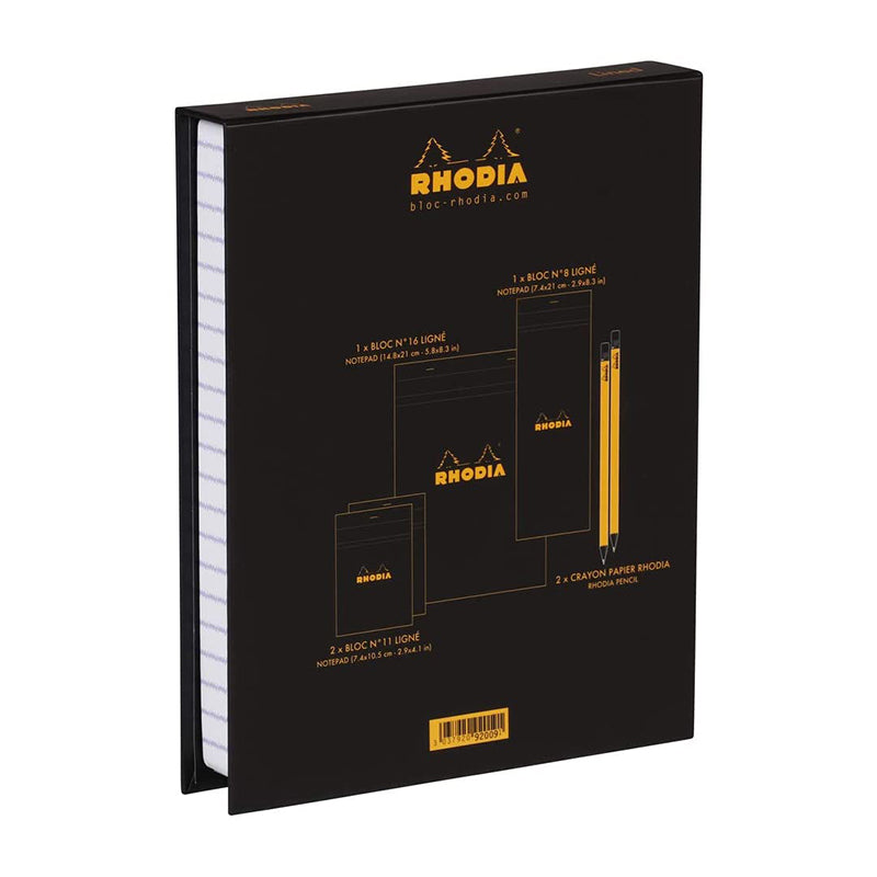 RHODIA Essential Box 5x5 Sq Black