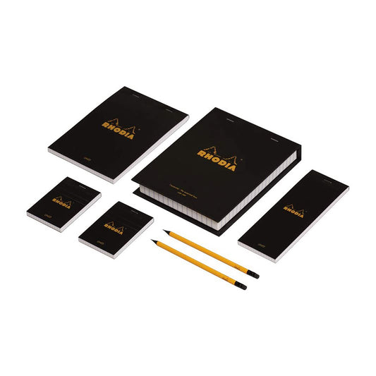 RHODIA Essential Box Lined Black