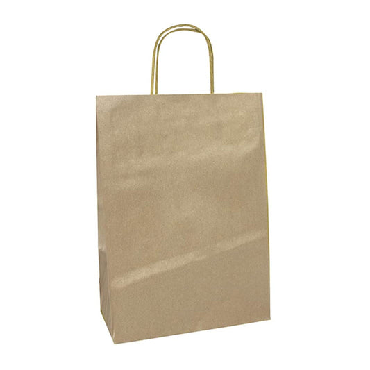 CLAIREFONTAINE Kraft Bags Brown 18x7x24cm 25s Plain