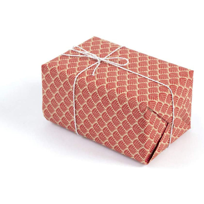 CLAIREFONTAINE Tiny Rolls Kraft 70g 0.35x5M Red Flower