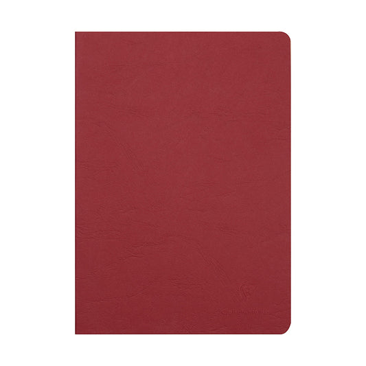 CLAIREFONTAINE Age Bag Stapled Notebook A4 48s Plain Red