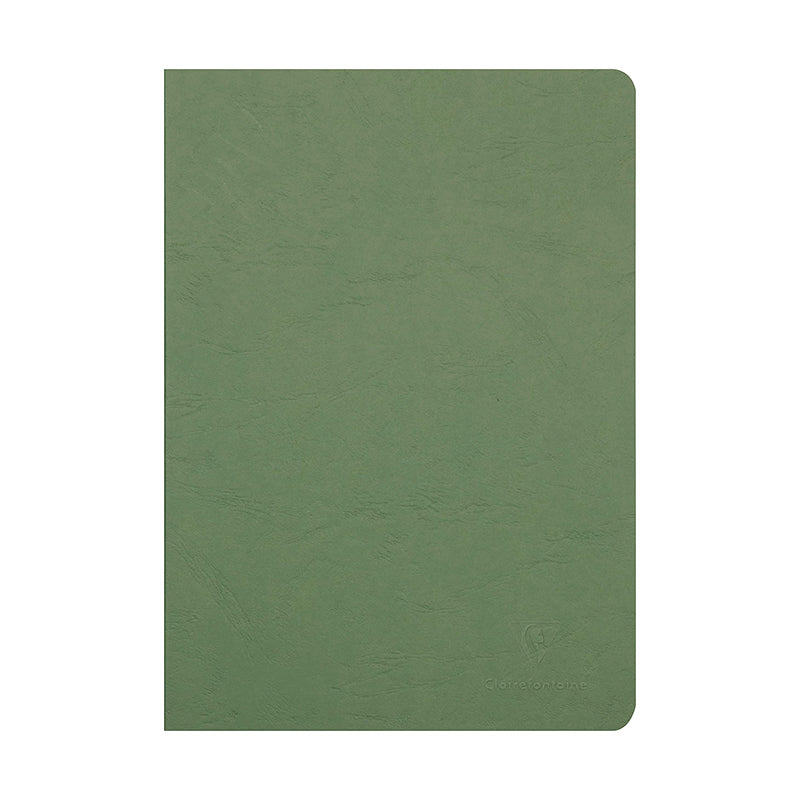 CLAIREFONTAINE Age Bag Stapled Notebook A4 48s Plain Green