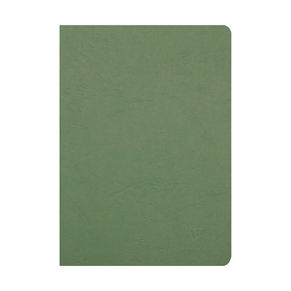 CLAIREFONTAINE Age Bag Stapled Notebook A4 48s Plain Green