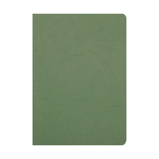 CLAIREFONTAINE Age Bag Stapled Notebook A4 48s Plain Green