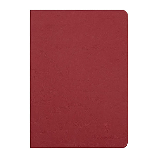 CLAIREFONTAINE Age Bag Stapled Notebook A4 48s Lined+Margin Red