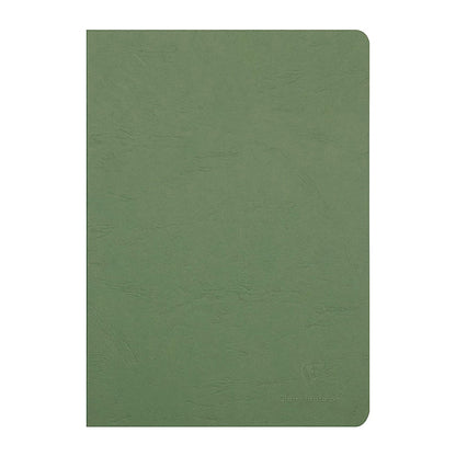 CLAIREFONTAINE Age Bag Stapled Notebook A4 48s Lined+Margin Green