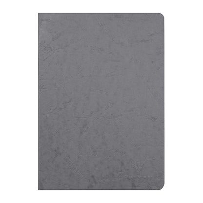 CLAIREFONTAINE Age Bag Stapled Notebook A4 48s Lined+Margin Gray