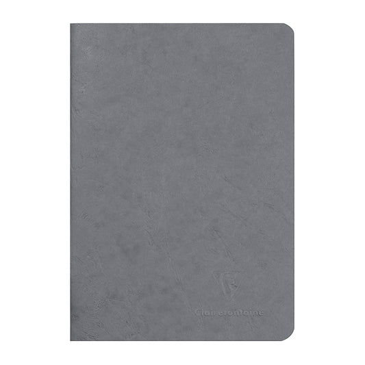 CLAIREFONTAINE Age Bag Stapled Notebook A5 48s Lined Gray