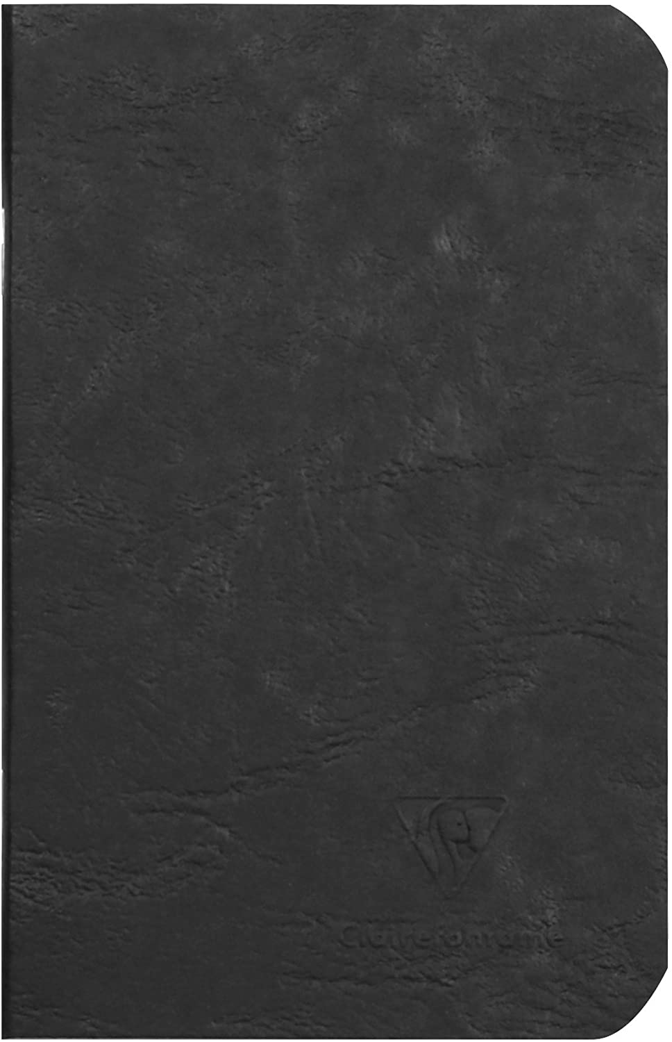 CLAIREFONTAINE Age Bag Stapled Notebook A6 48s Plain Black Default Title