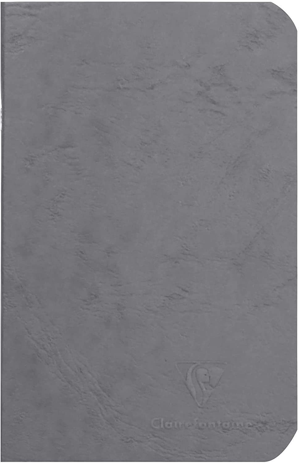 CLAIREFONTAINE Age Bag Stapled Notebook A6 48s Plain Gray Default Title