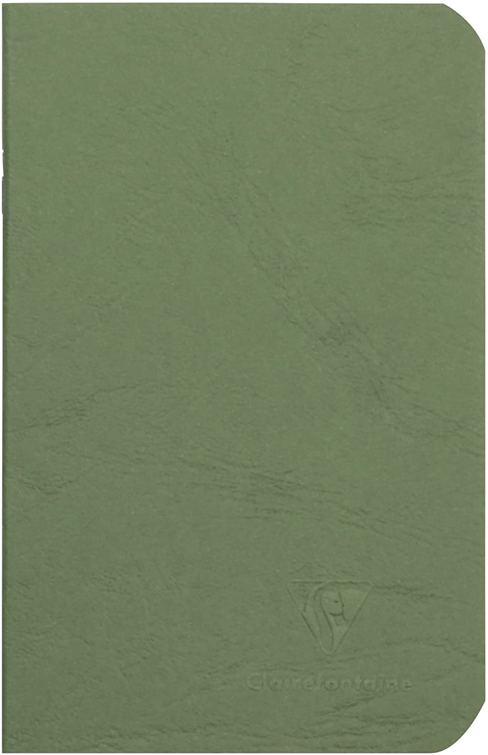 CLAIREFONTAINE Age Bag Stapled Notebook A6 48s Lined Green Default Title