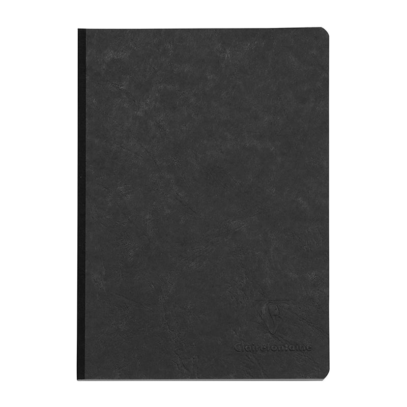 CLAIREFONTAINE Age Bag Clothbound Notebook A5 96s Plain Black