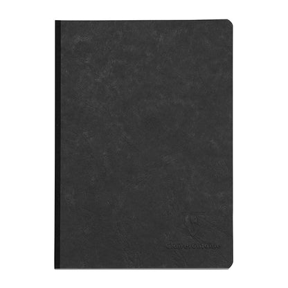 CLAIREFONTAINE Age Bag Clothbound Notebook A5 96s Plain Black