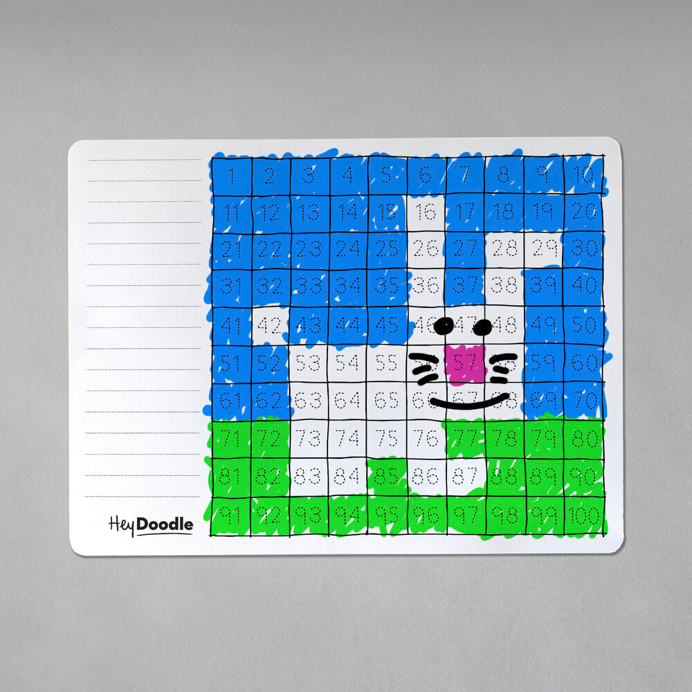 HeyDoodle Placemats-EDU:100 Squares Default Title