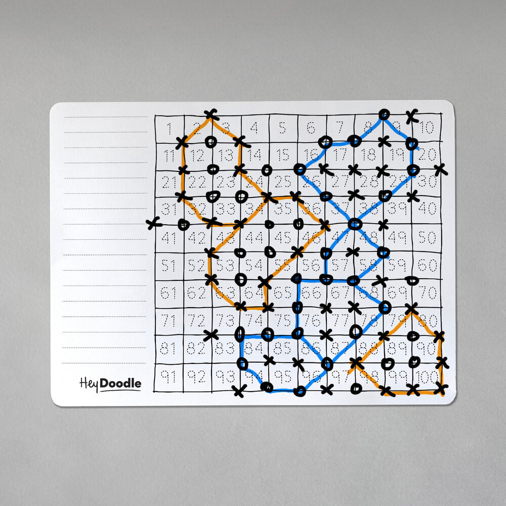 HeyDoodle Placemats-EDU:100 Squares Default Title