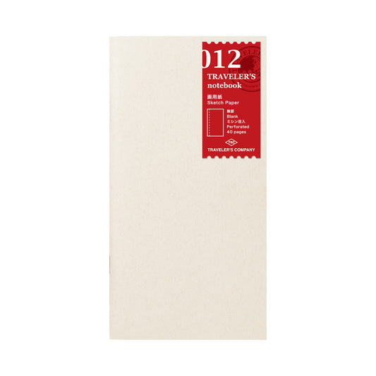 TRAVELERS Notebook Refill 012 Sketch Notebook 40p