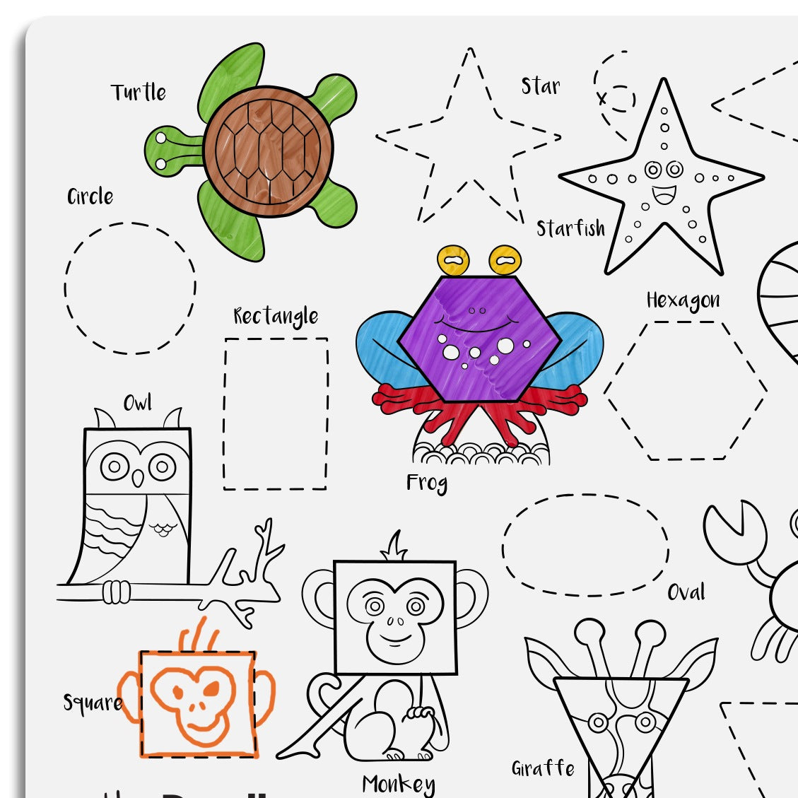 HeyDoodle Placemats-DRW:Shapeshifters Default Title