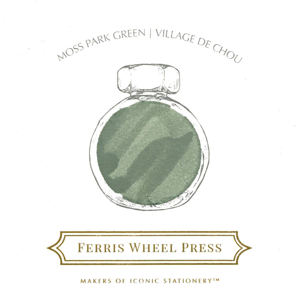 FERRIS WHEEL PRESS Fountain Pen Ink 38ml Moss Park Green Default Title