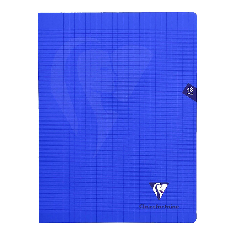 CLAIREFONTAINE MIMESYS PP Notebook 24x32cm 48p Seyes Navy Blue