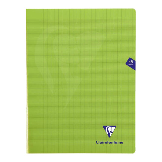 CLAIREFONTAINE MIMESYS PP Notebook 24x32cm 48p Seyes Green