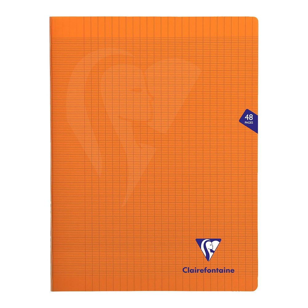 CLAIREFONTAINE MIMESYS PP Notebook 24x32cm 48p Seyes Orange