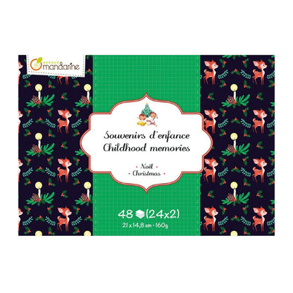 AVENUE MANDARINE Paper Pack A4 160g 48s Christmas Childhood Memories 1216820