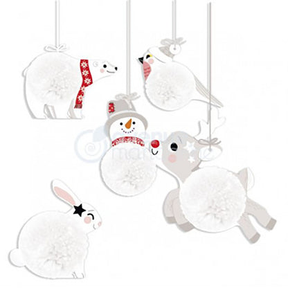 AVENUE MANDARINE Creative Box Pompoms to hang Christmas 1216826