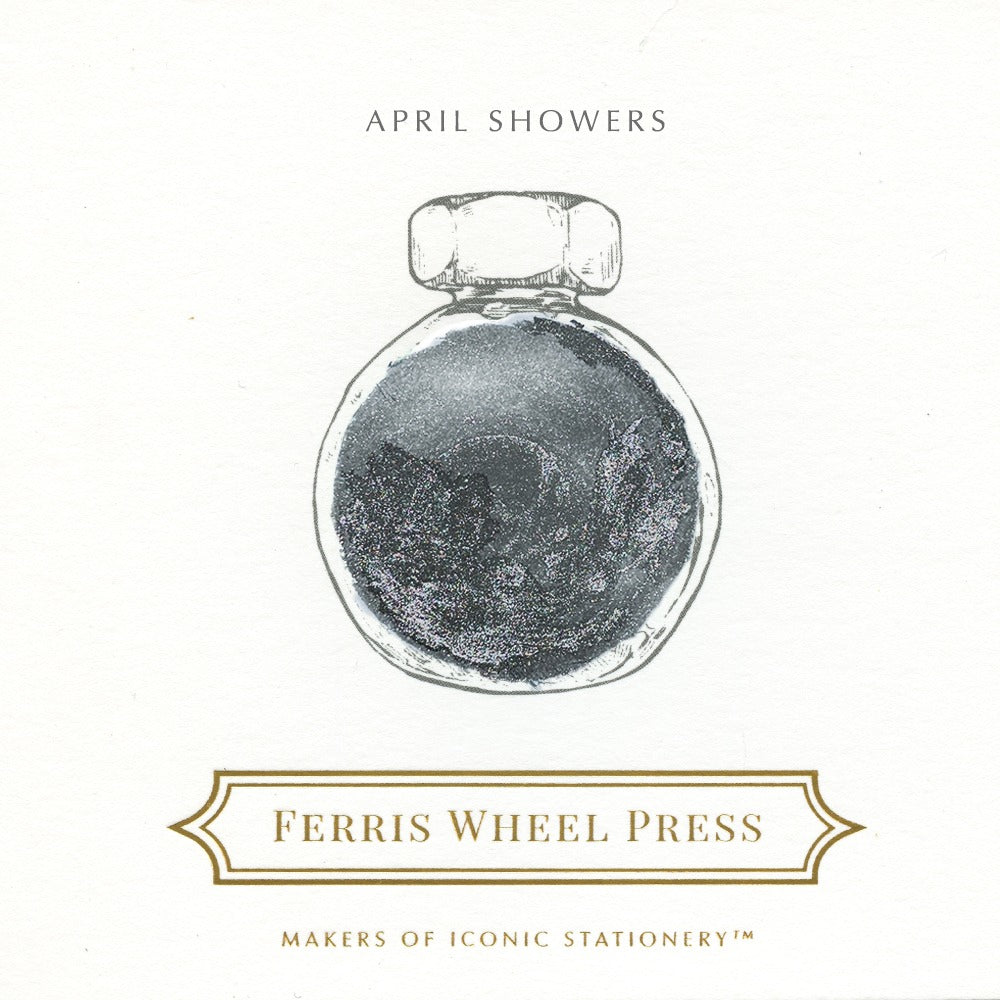 FERRIS WHEEL PRESS Fountain Pen Ink 38ml April Showers Default Title