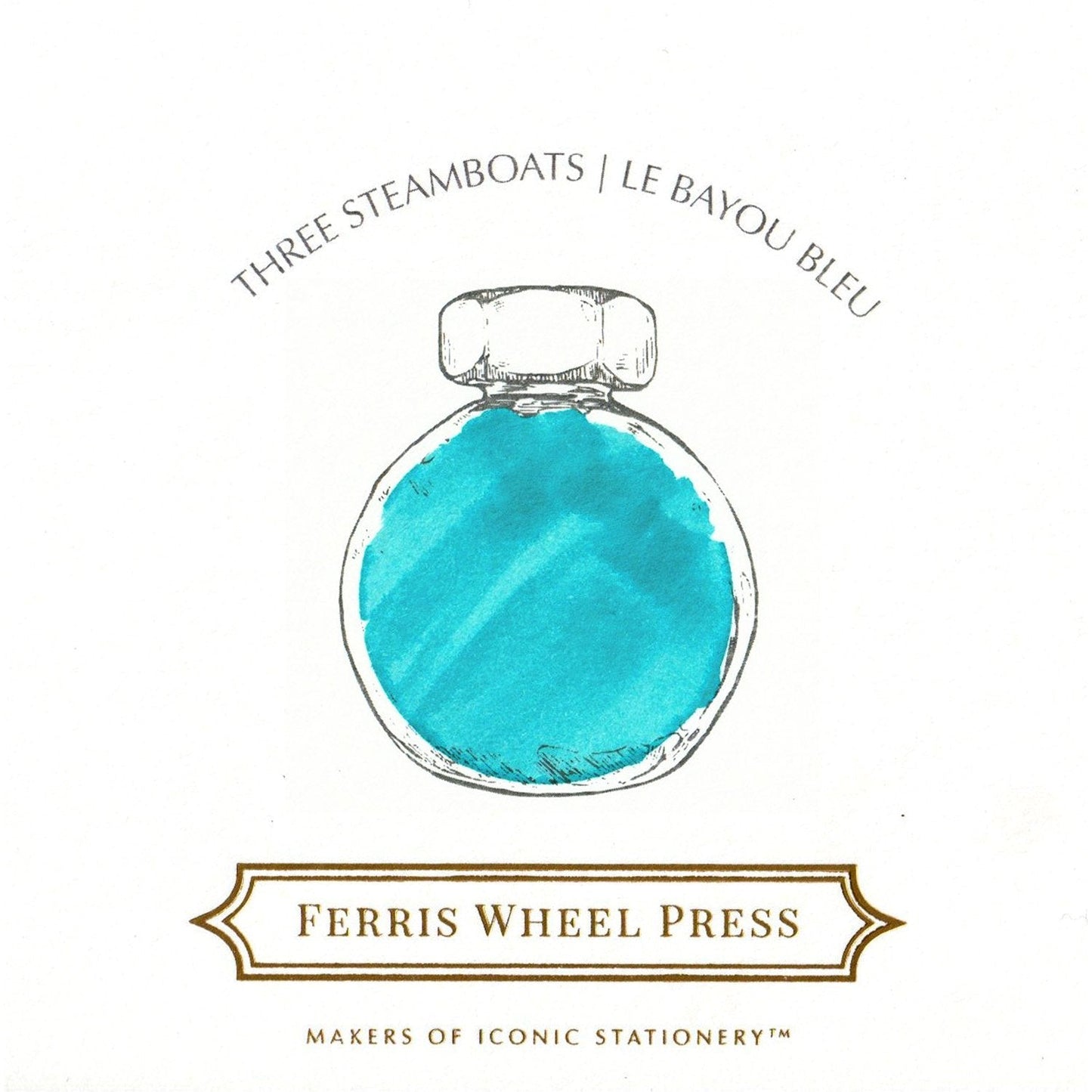 FERRIS WHEEL PRESS Fountain Pen Ink 38ml Three Steamboats Default Title