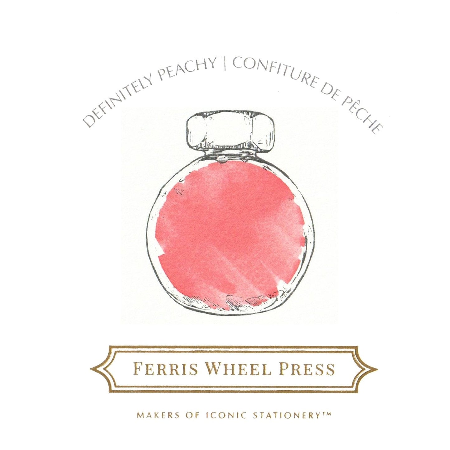 FERRIS WHEEL PRESS Fountain Pen Ink 38ml Definitely Peachy Default Title