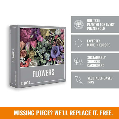 CLOUDBERRIES Jigsaw Puzzle 1000pc Flowers Default Title