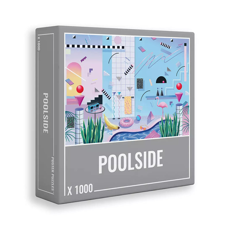 CLOUDBERRIES Jigsaw Puzzle 1000pc Poolside Default Title