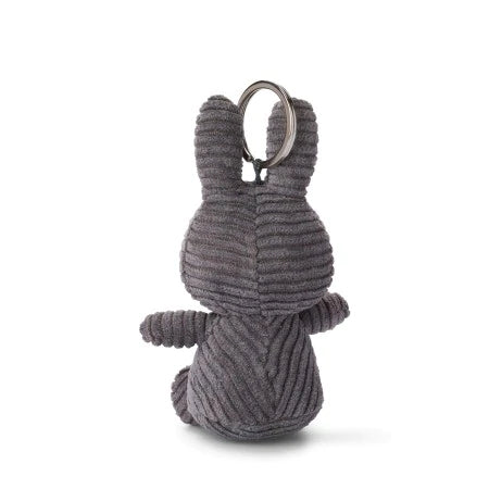 MIFFY Keychain 10cm Corduroy Grey Default Title