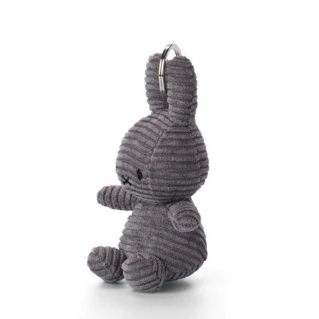 MIFFY Keychain 10cm Corduroy Grey Default Title