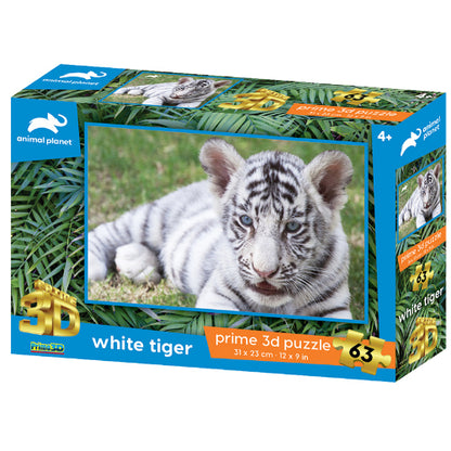 ANIMAL PLANET Jigsaw Puzzle 63pc White Tiger Default Title