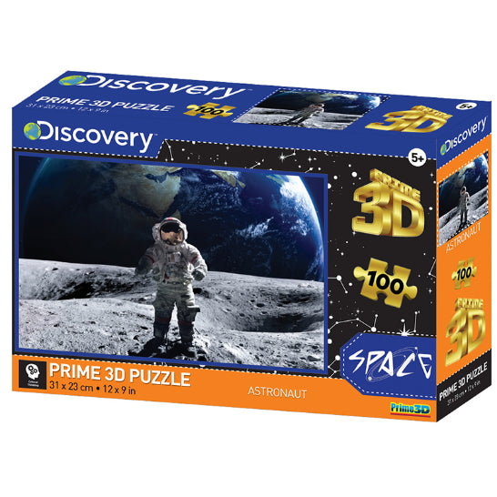 DISCOVERY CHANNEL Super 3D Puzzle 100pc Astronaut Default Title