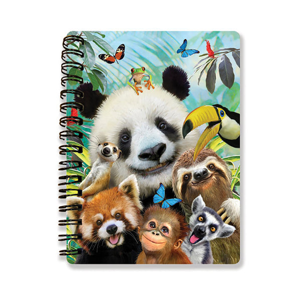 HOWARD ROBINSON A6 Jotter Notebook Zoo Selfie Default Title