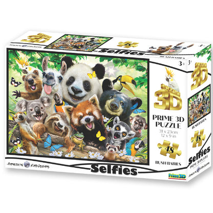 HOWARD ROBINSON Selfies 3D Puzzle 48pc Bush Babies Default Title