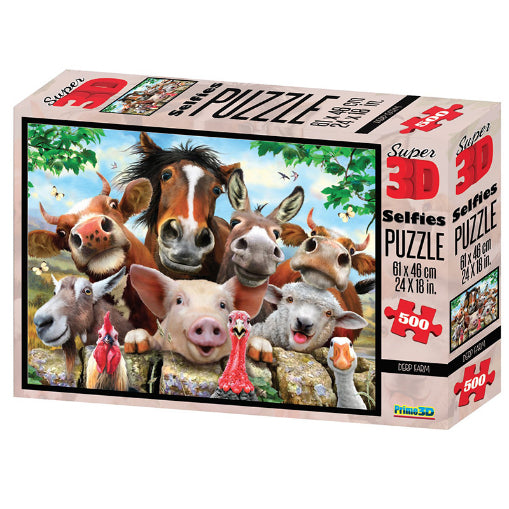 HOWARD ROBINSON Selfies 3D Puzzle 500pc Derp Farm Default Title