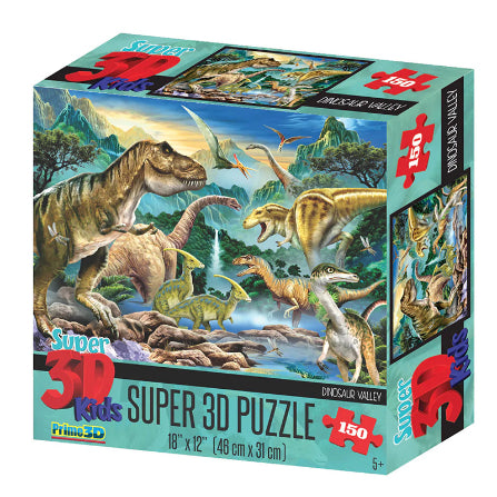 HOWARD ROBINSON Super 3D Puzzle 150pc Dino Valley Default Title