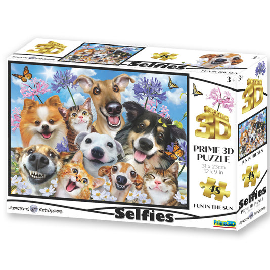 HOWARD ROBINSON Selfies 3D Puzzle 48pc Fun In The Sun Default Title